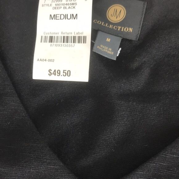 JM Collection Lace-Trimmed Tank Top Size Medium - Picture 4 of 4